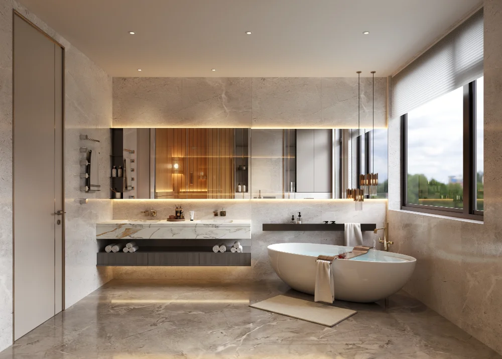 bathroom epoxy flooring